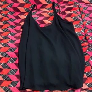 black sheer tank top